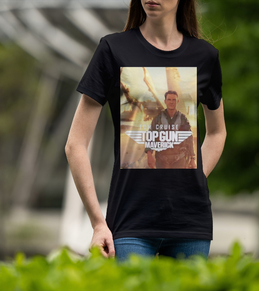 Tom Cruise Top Gun Maverick Pilot Iconic Movie Scene T-Shirt