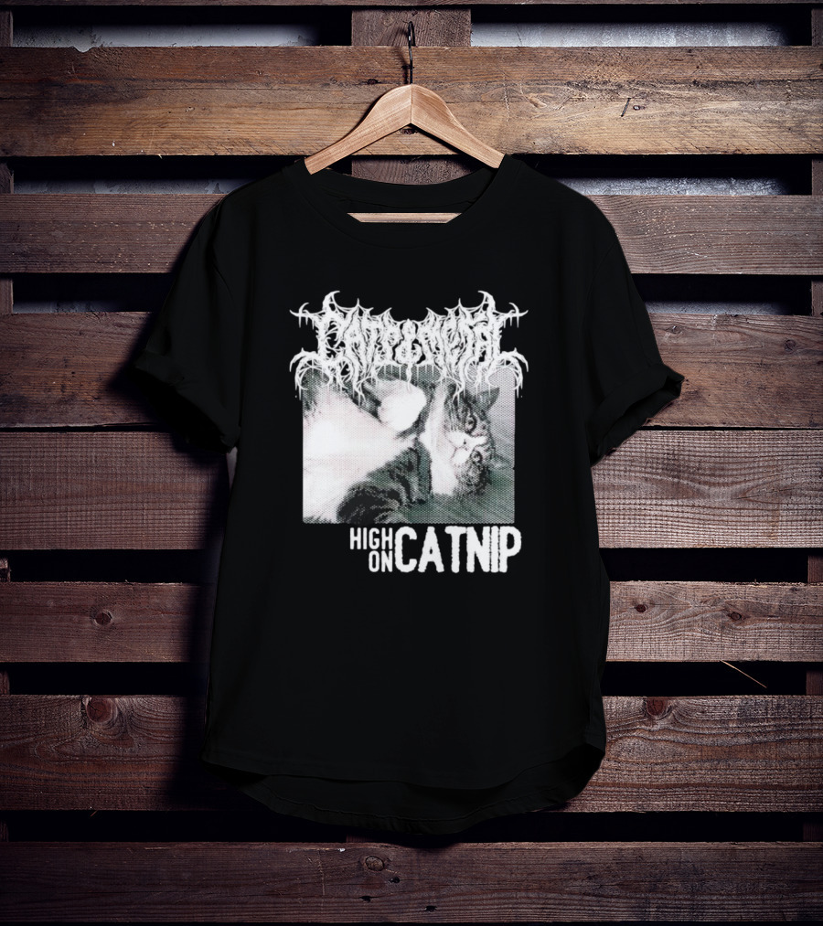 Parental Catnip Advisory High On Catnip T-Shirt