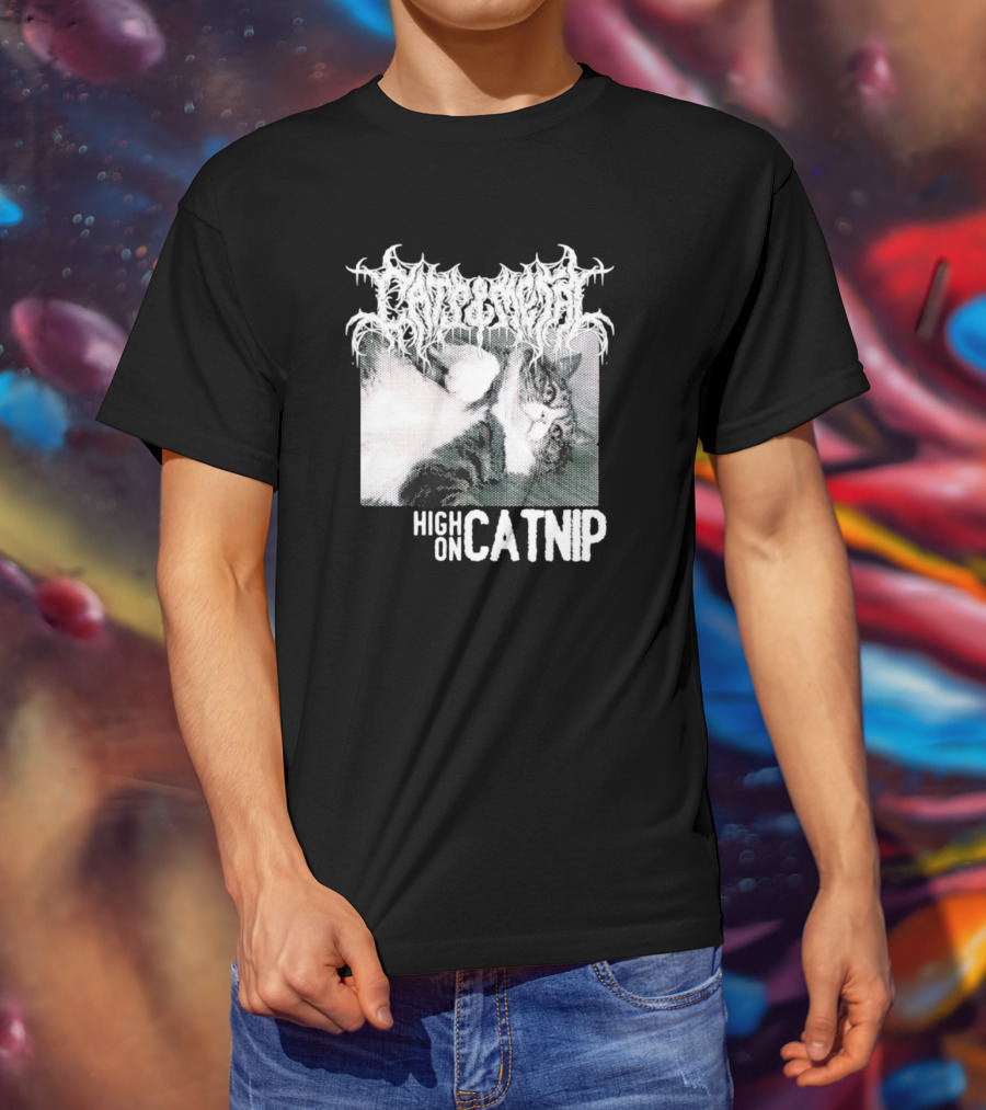 Parental Catnip Advisory High On Catnip T-Shirt