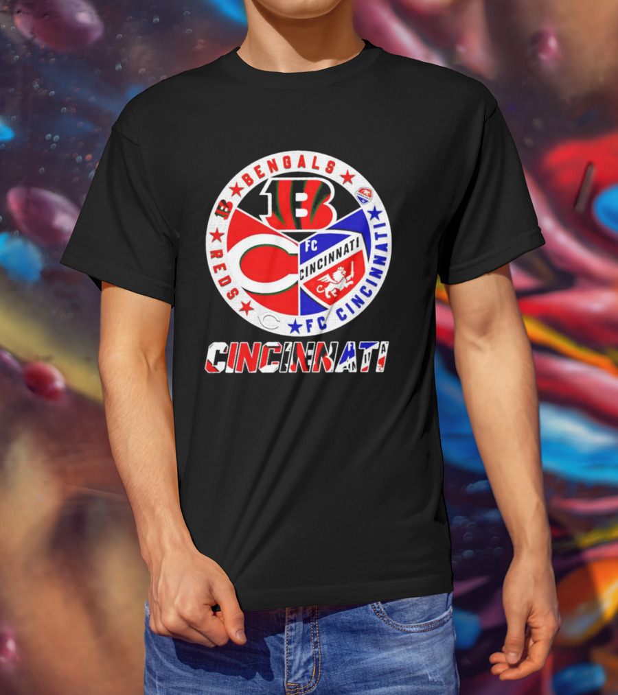 Bengals Reds FC Cincinnati Cincinnati T-Shirt
