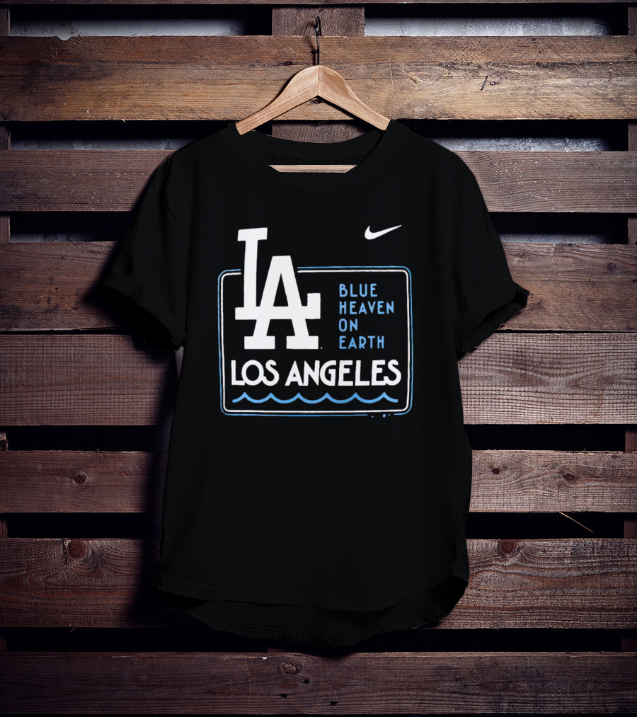 Los Angeles Dodgers Blue Heaven On Earth T-Shirt