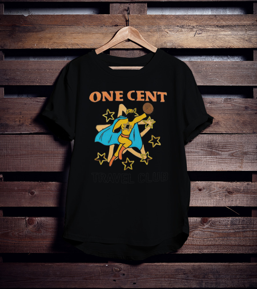 Ryan Trahan One Cent Travel Club Superhero With Stars T-Shirt