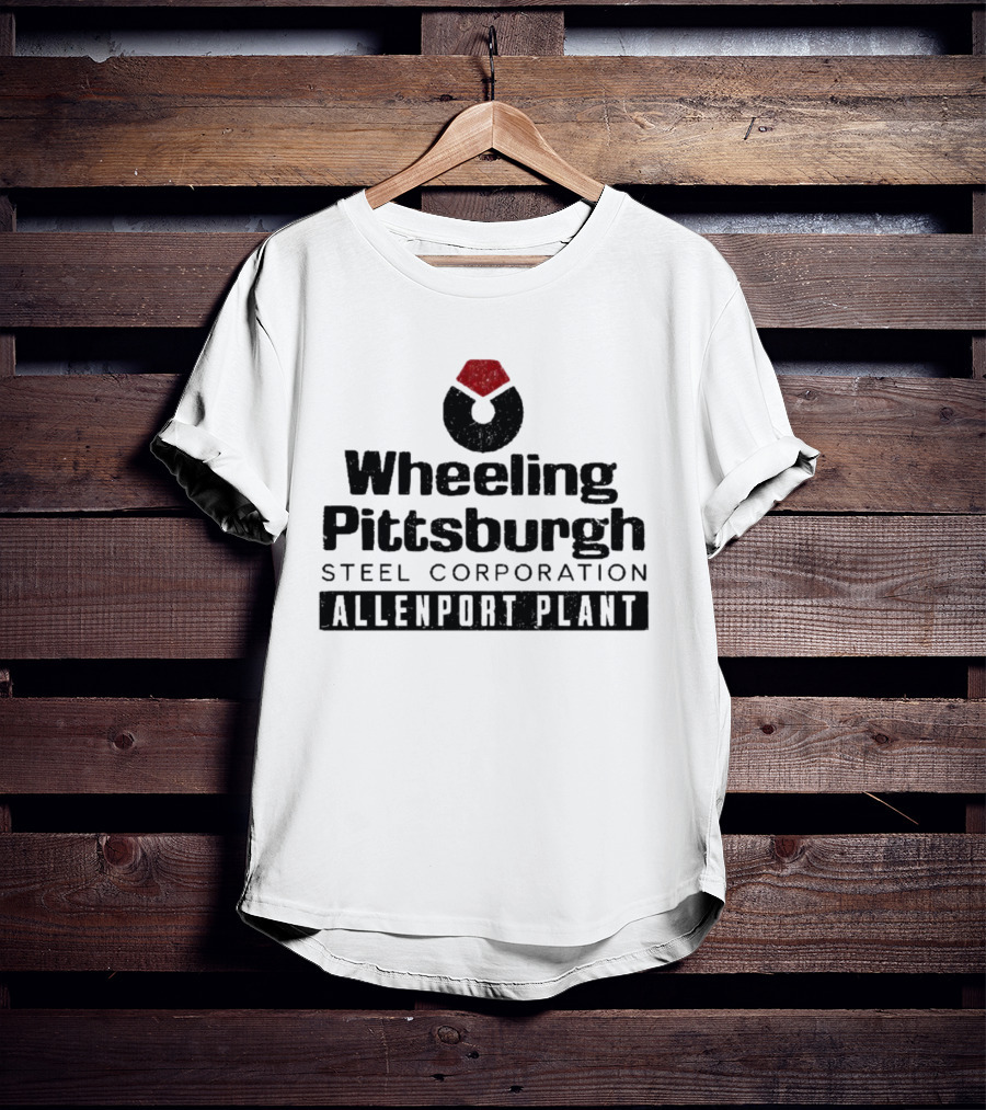 Wheeling Pittsburgh Steel Corporation Allenport Plant T-Shirt