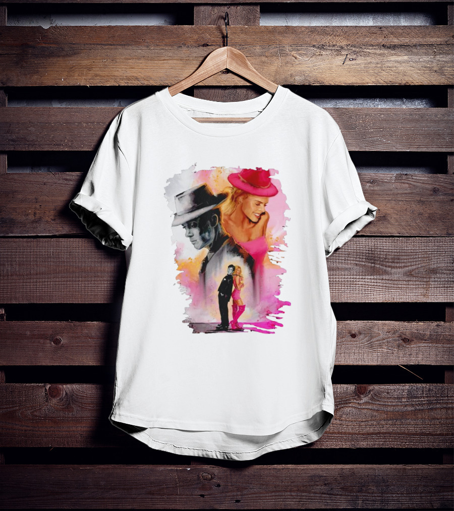 Barbie Oppenheimer Crossover Art Fusion T-Shirt