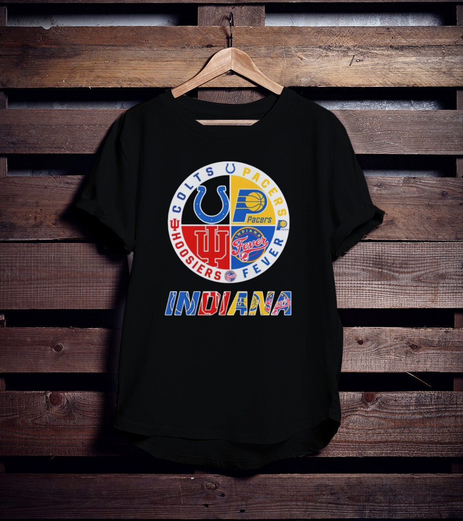 Colts Pacers Hoosiers Fever Indiana Sports T-Shirt