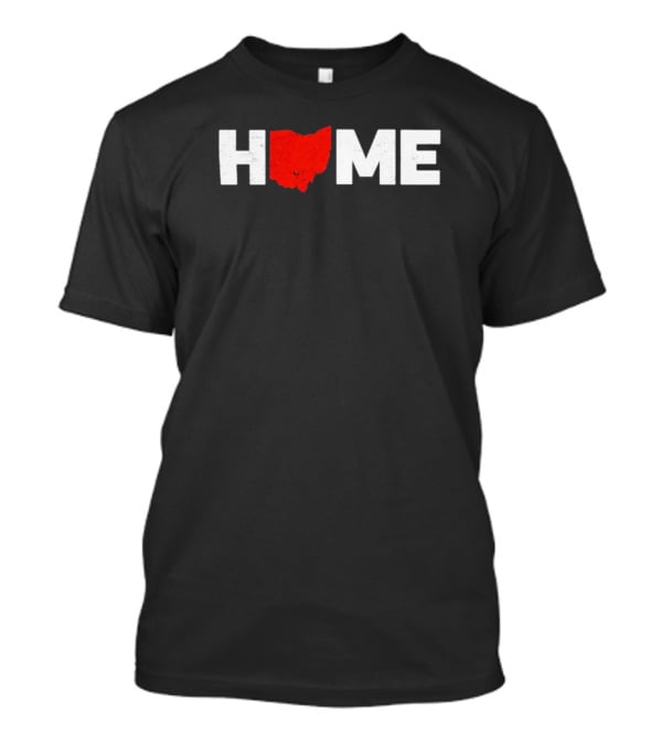 Frank LaRose Ohio Home State Map Typography T-Shirt