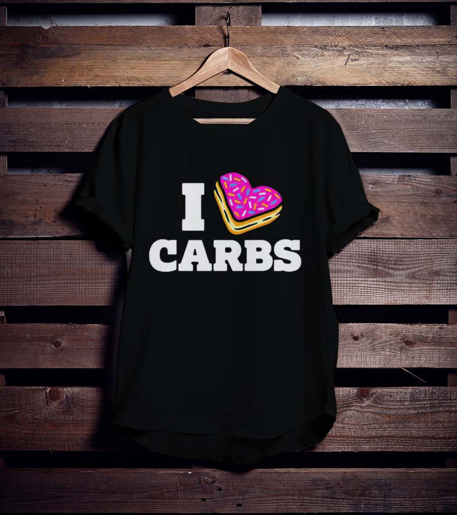 I Heart Carbs With Cake T-Shirt