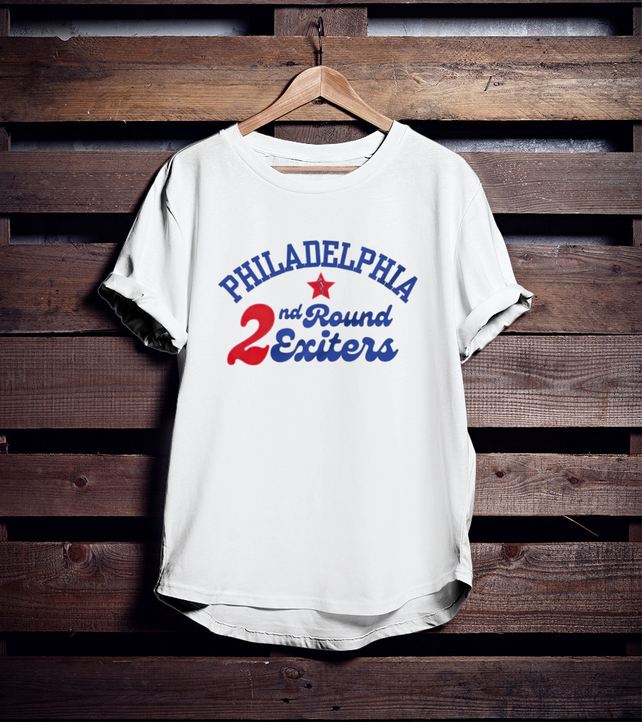 Philadelphia 2nd Round Exiters Red Star T-Shirt