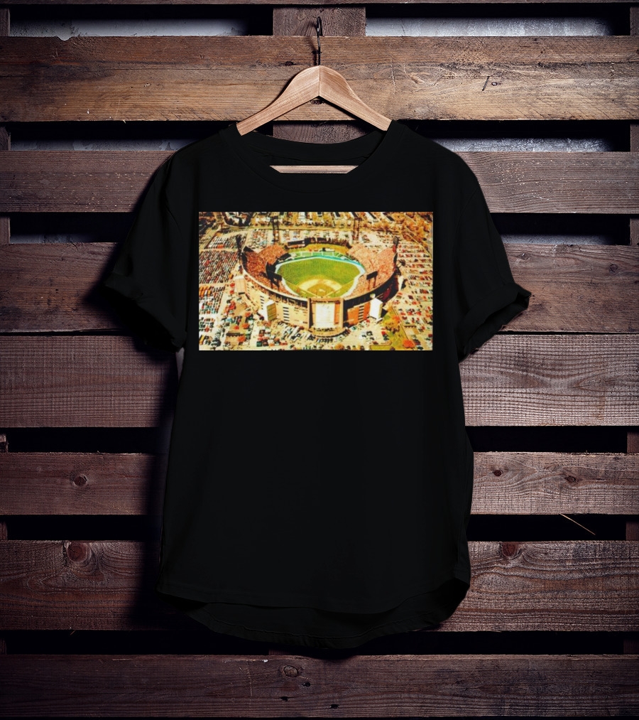 Baltimore Orioles Memorial Stadium Aerial View T-Shirt