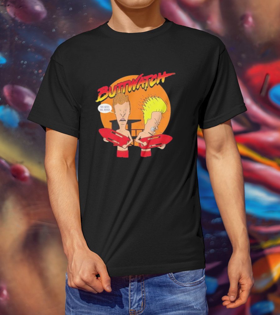 Buttwatch This Sucks Dual Hurrah T-Shirt