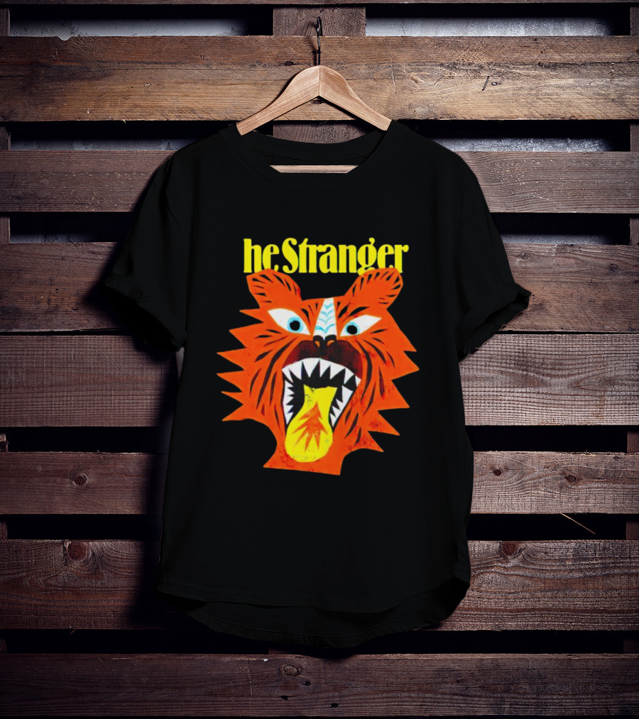 He Stranger Tiger Fierce Roaring Face T-Shirt