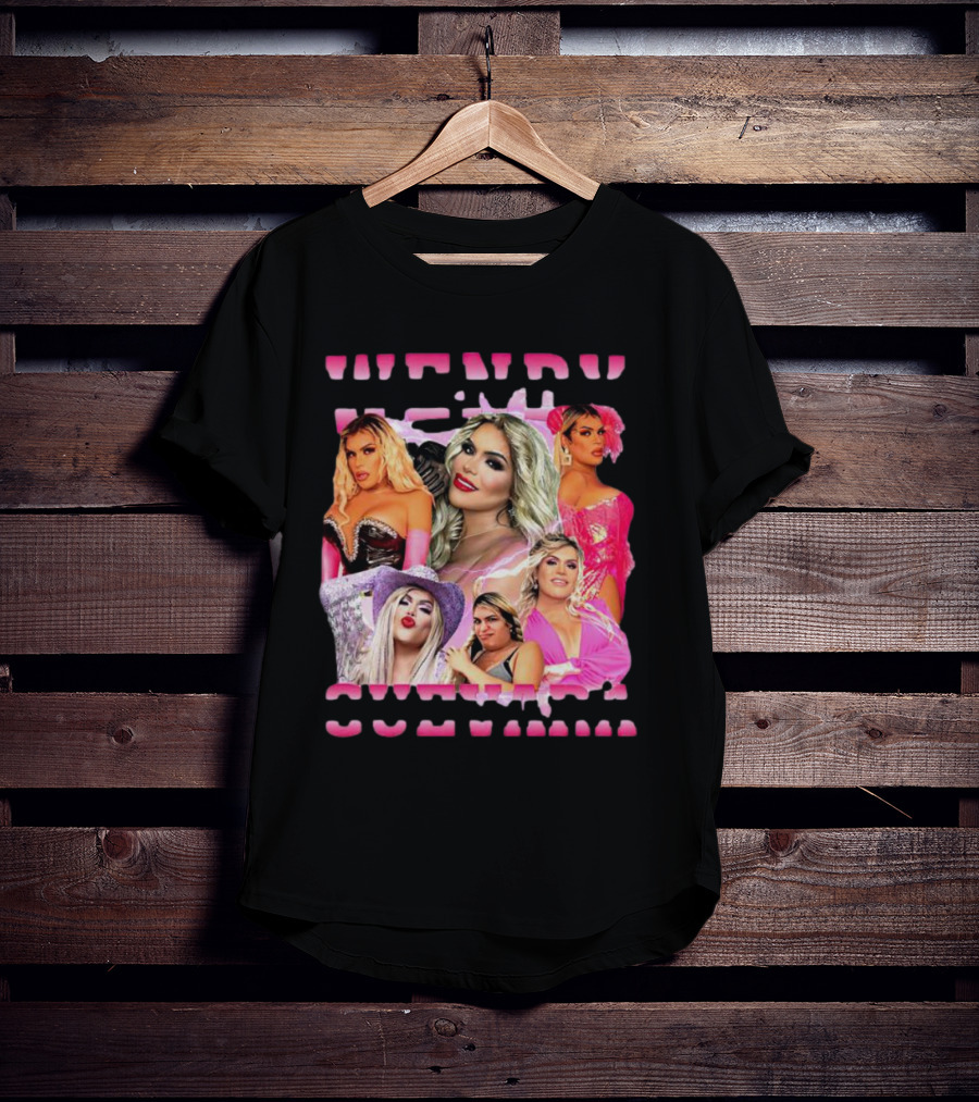 Wendy Guevara Collage Pink Outfits T-Shirt