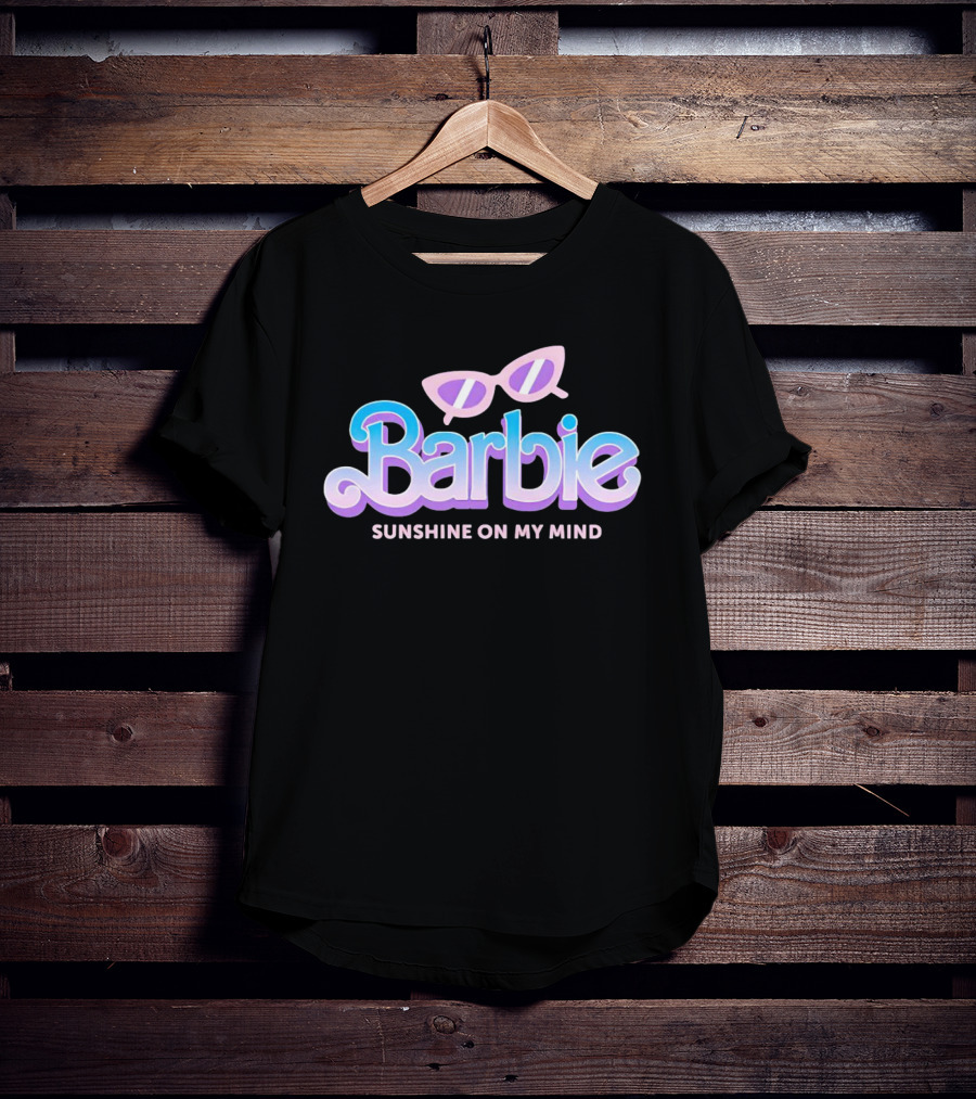 Barbie Sunshine On My Mind Sunglasses Retro Nostalgia T-Shirt