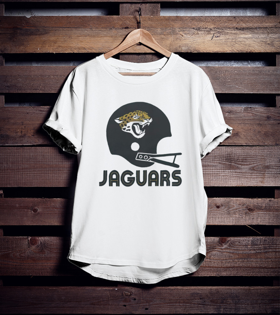 Jaguars Helmet With Jaguar Head T-Shirt