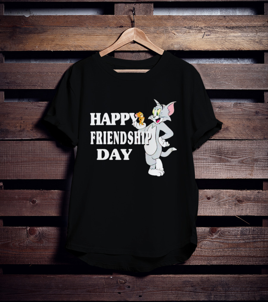 Tom And Jerry Happy Friendship Day T-Shirt