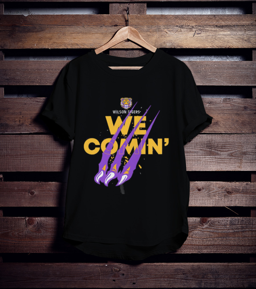 Wilson Tigers We Comin' Tiger Claw Marks T-Shirt