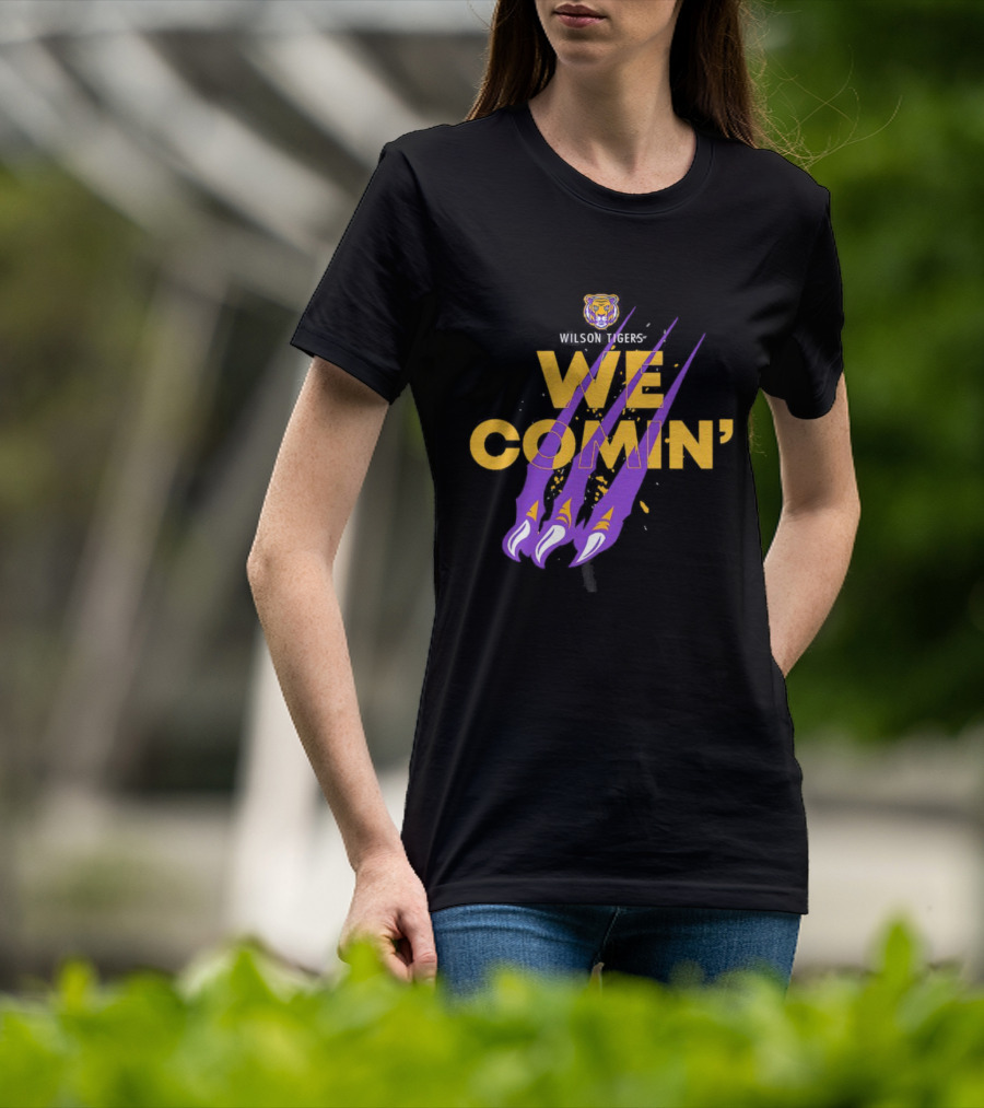 Wilson Tigers We Comin' Tiger Claw Marks T-Shirt