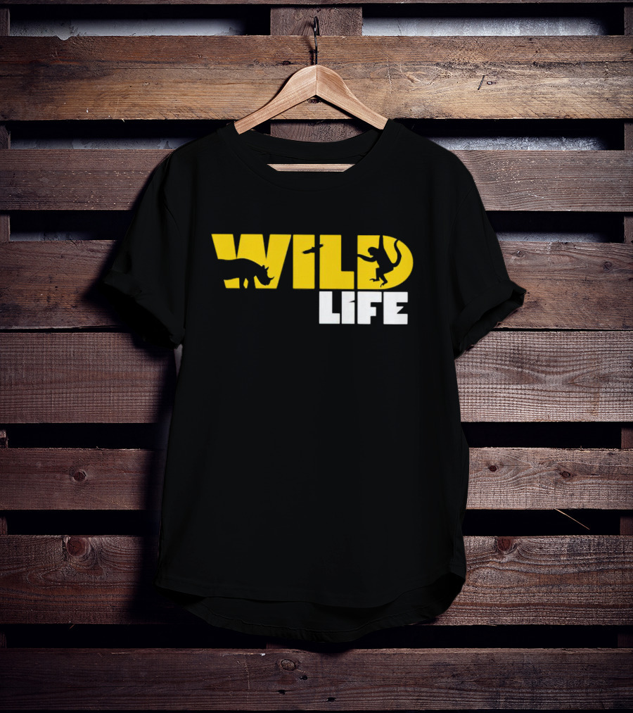 Wild Life Rhino Monkey T-Shirt