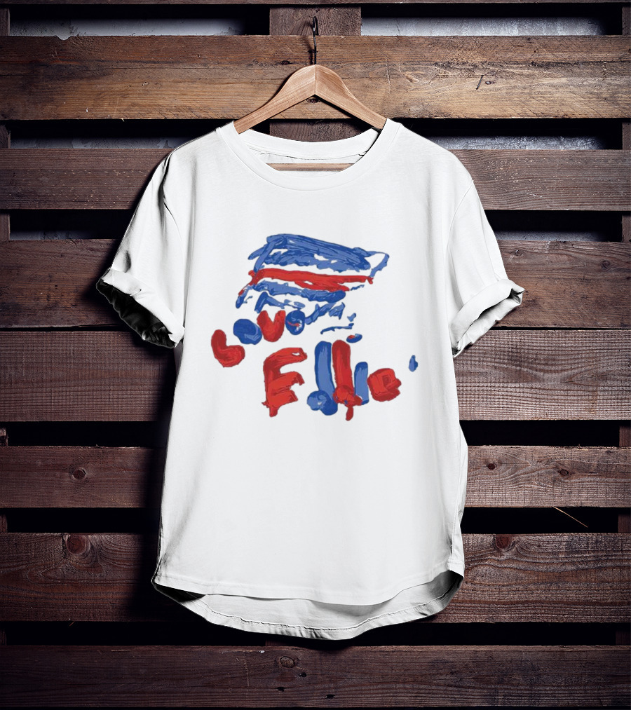 Buffalo Love Eddie Bills Colors T-Shirt