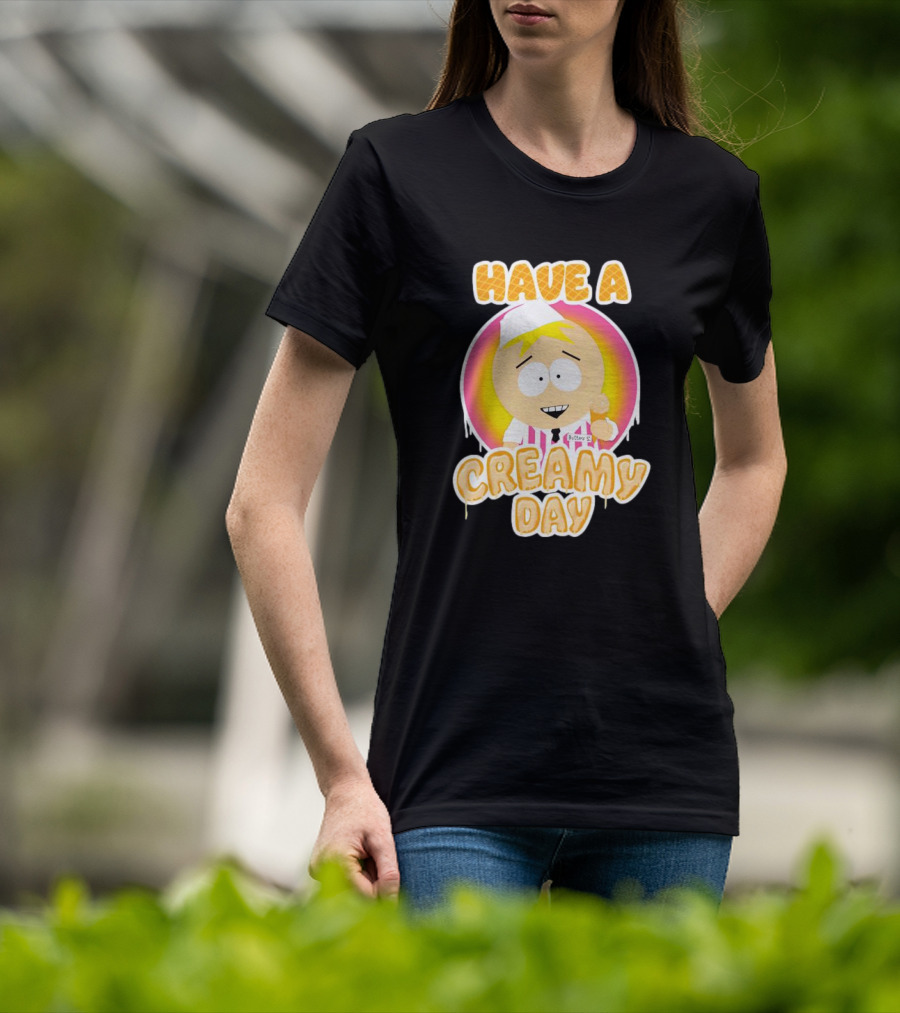 Have A Creamy Day DikinBaus Hot Dogs Ice Cream Cone T-Shirt