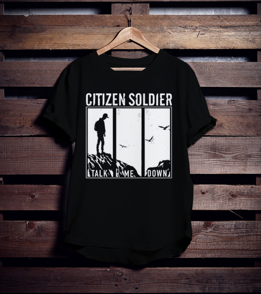 Citizen Soldier Talk Me Down Silhouette With Birds T-Shirt