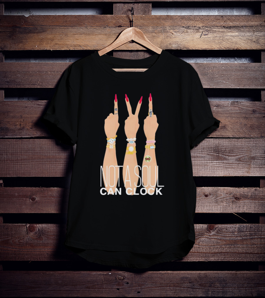 Monica Beverly Hillz Not A Soul Can Clock Hands T-Shirt