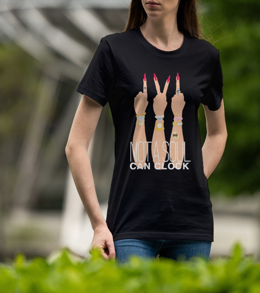 Monica Beverly Hillz Not A Soul Can Clock Hands T-Shirt