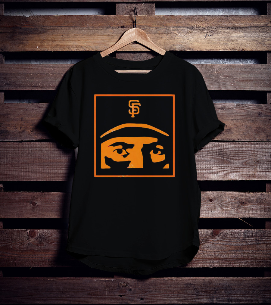 San Francisco Giants Will Clark Thrill SF Logo Eyes T-Shirt
