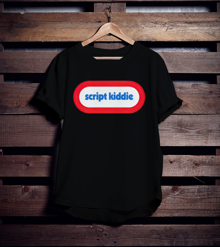 Vegas Blackhat Script KiddieLOGO Milk Bar Button T-Shirt