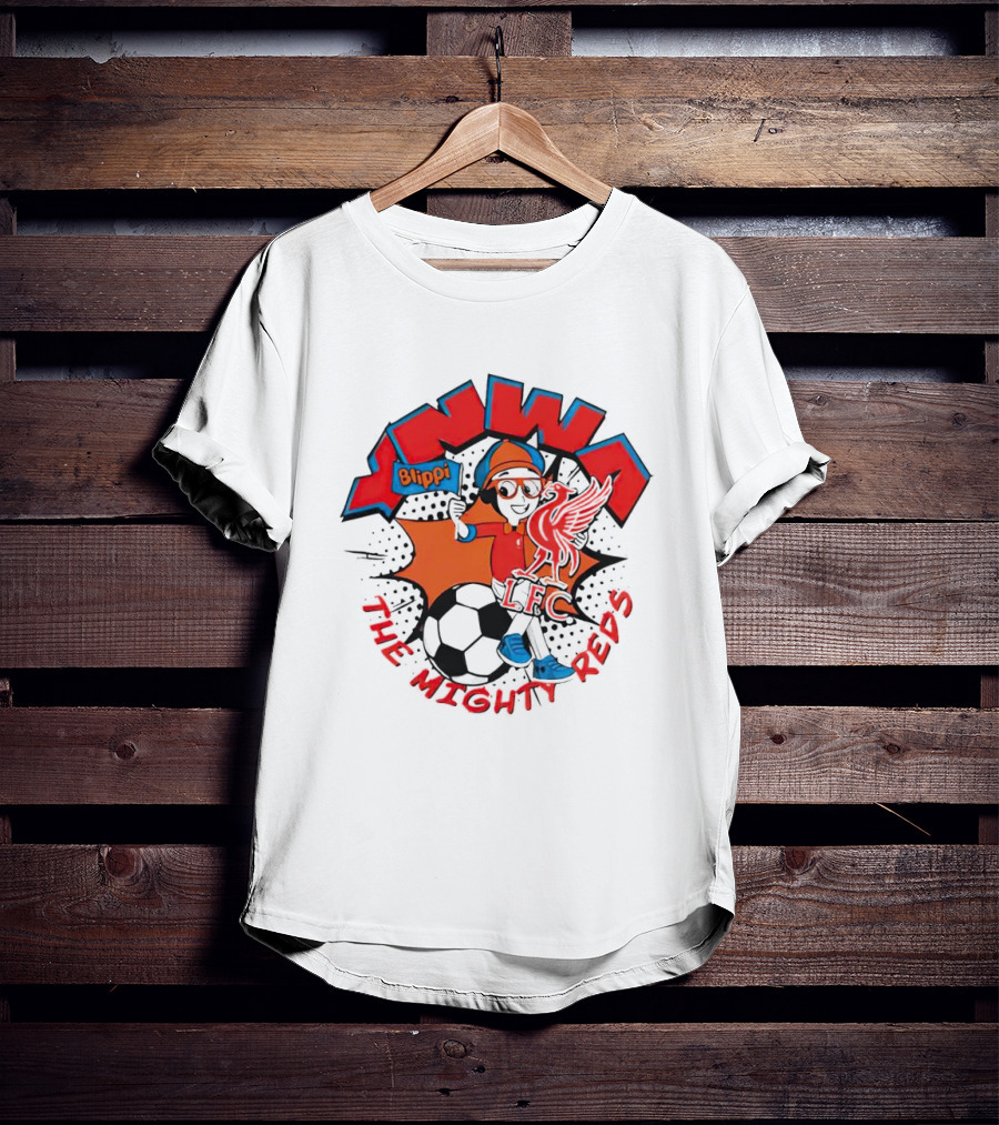 Blippi YNWA LFC The Mighty Reds T-Shirt