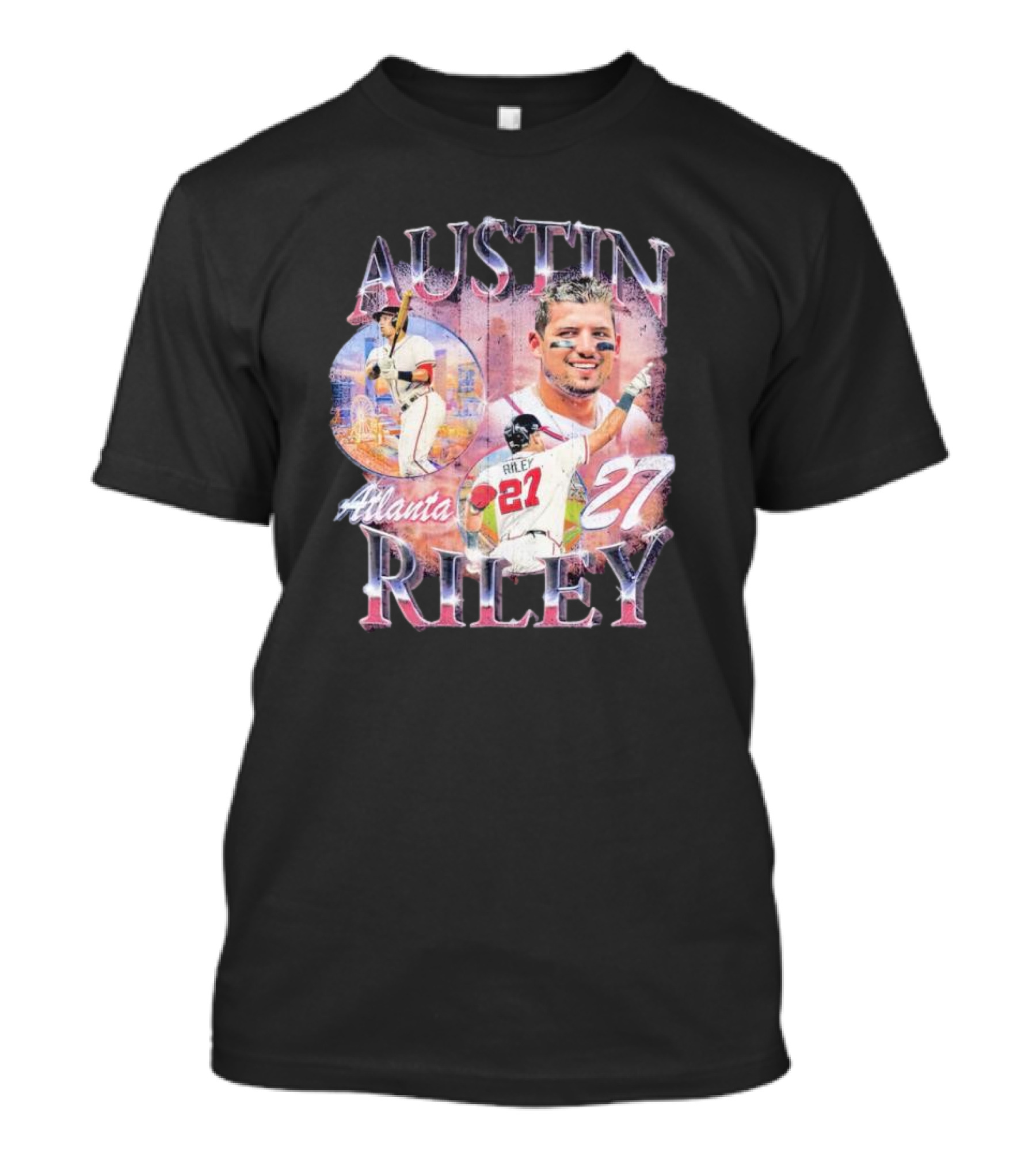 Austin Riley Atlanta 27 Baseball T-Shirt
