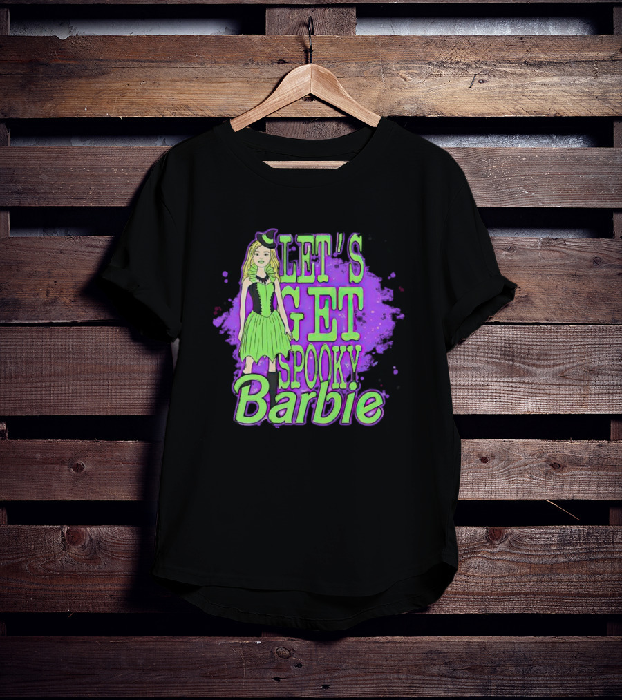 Let's Get Spooky Barbie Halloween Witch Costume T-Shirt