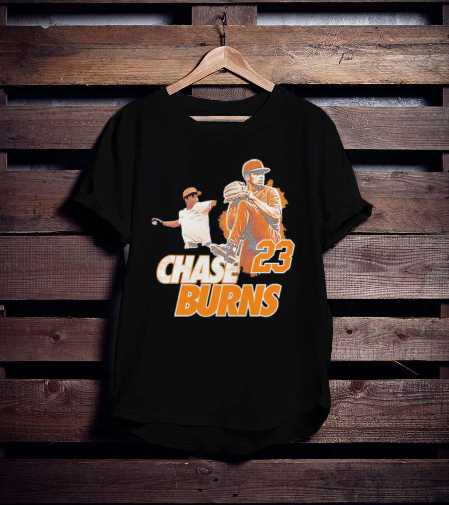 CHAS BURNS 23 Throw The Ball T-Shirt