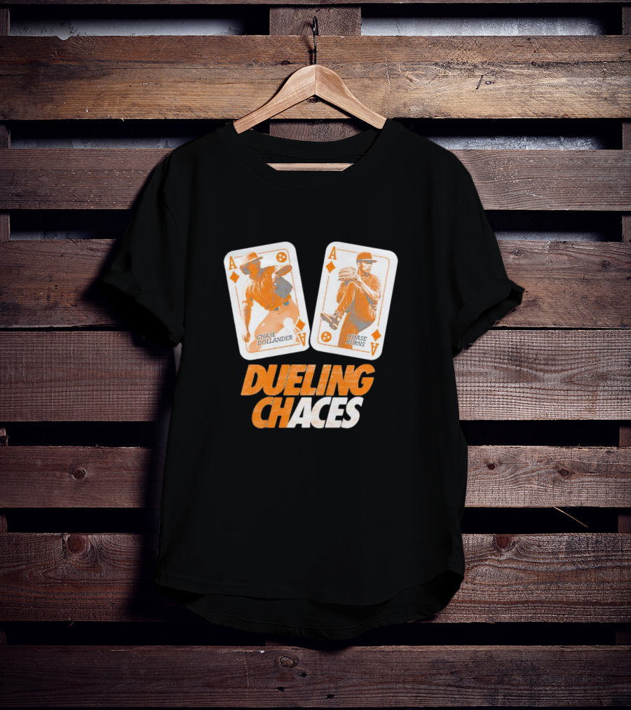 Dueling Chaces Chase Dollander Chase Burns Playing Cards T-Shirt