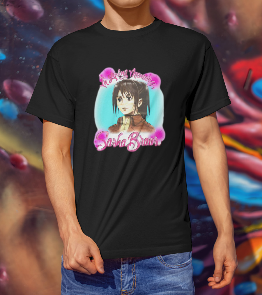 In Loving Memory Sasha Braus Attack On Titan T-Shirt