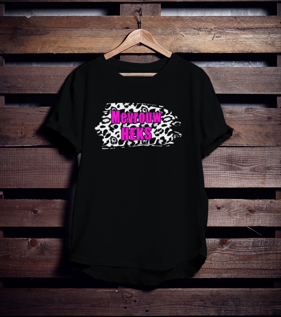 Mevrouw HEKS Leopard Print T-Shirt