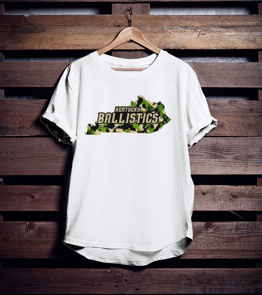 Kentucky Ballistics Camo State Shape T-Shirt