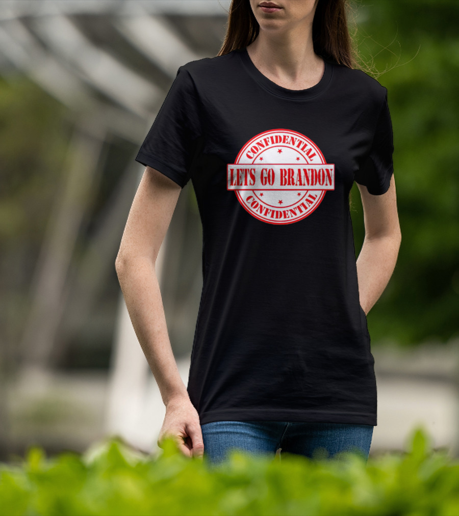 Let's Go Brandon Confidential Stamp T-Shirt