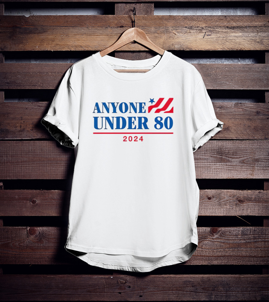 Anyone Under 80 Star Stripes T-Shirt