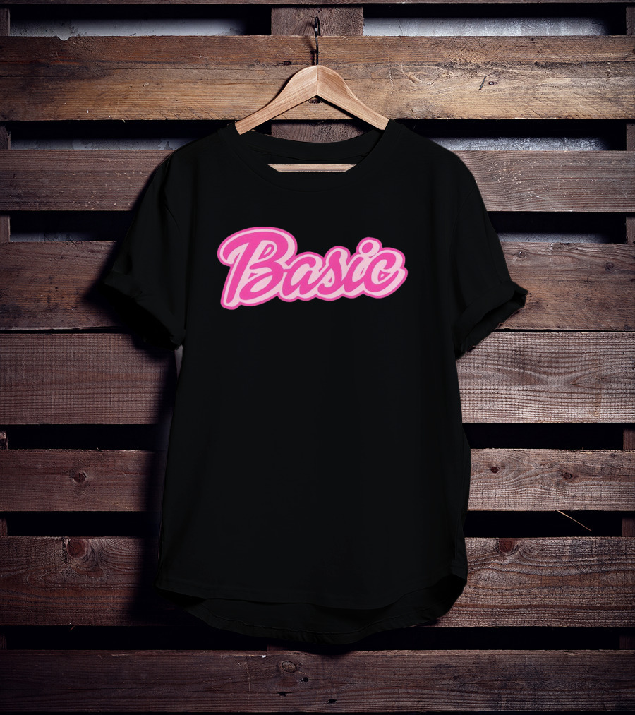 Basic Barbie Pink Script T-Shirt