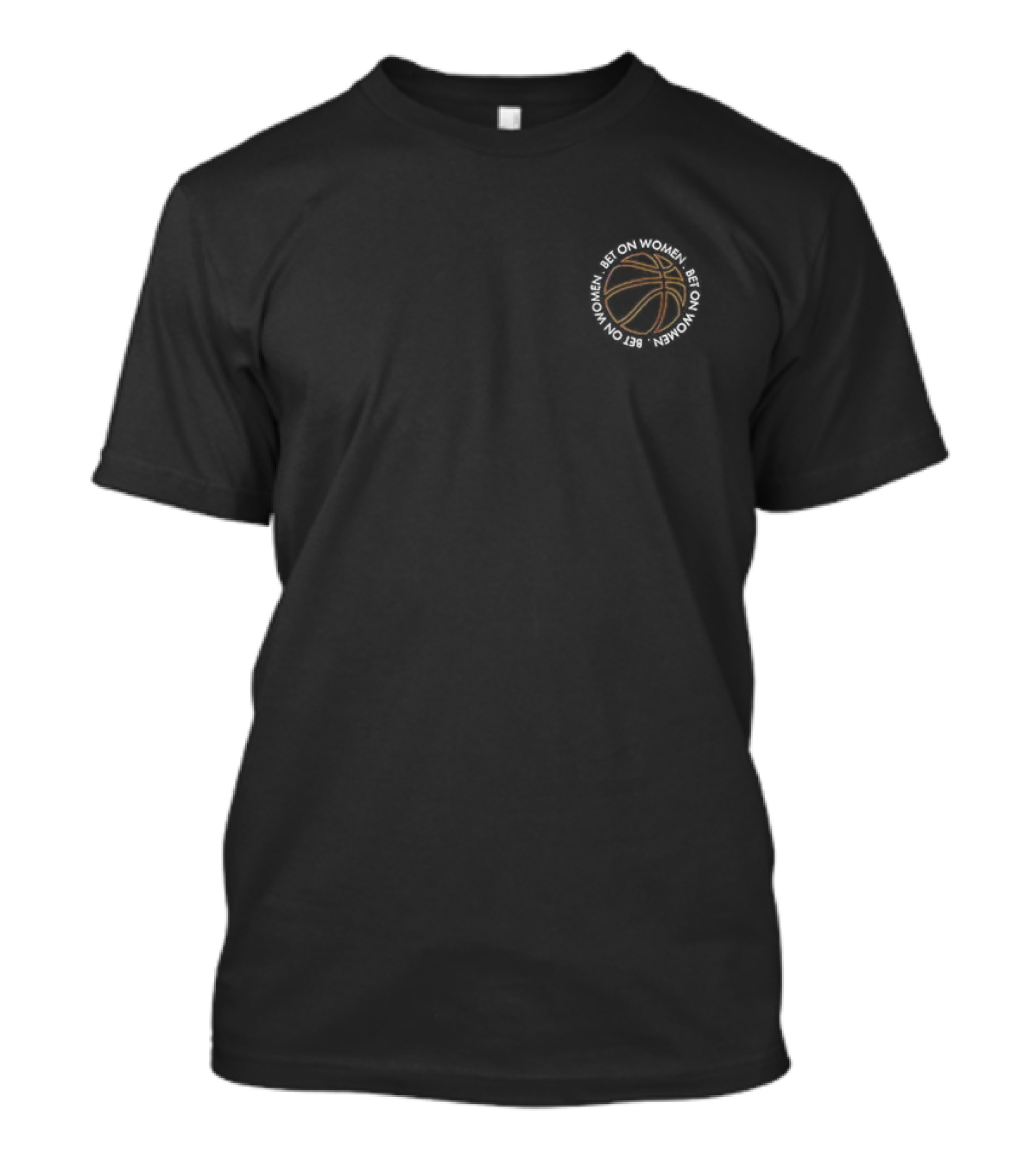 Bet On Women Basketball Circle Pocket T-Shirt