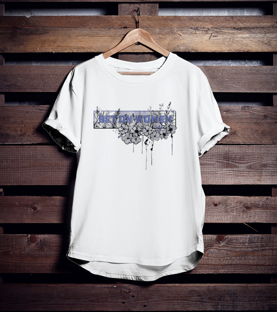 Bet On Women Floral Basketball Empowerment T-Shirt