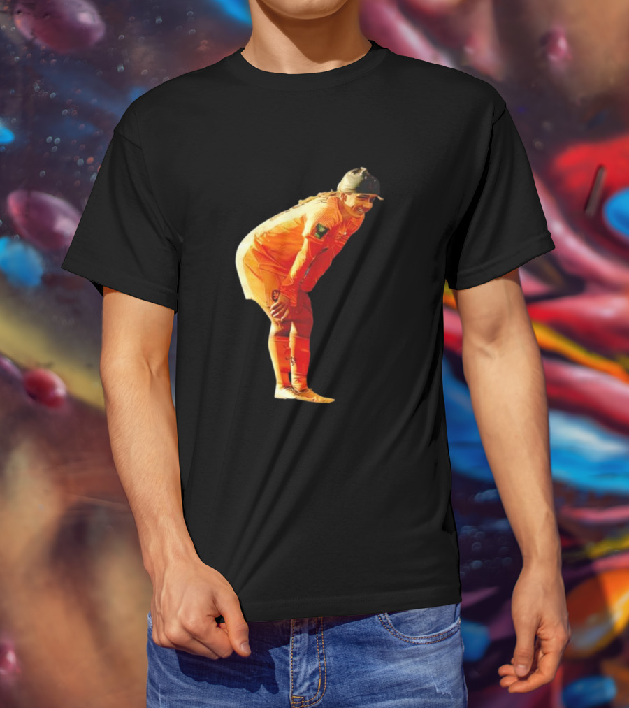 Spare One For Danielle Van De Donk Soccer Player Orange T-Shirt