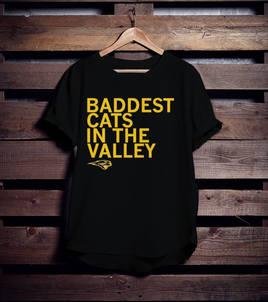 Baddest Cats In The Valley Northern Iowa Panthers T-Shirt