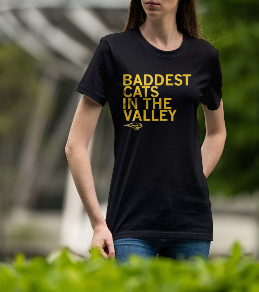 Baddest Cats In The Valley Northern Iowa Panthers T-Shirt