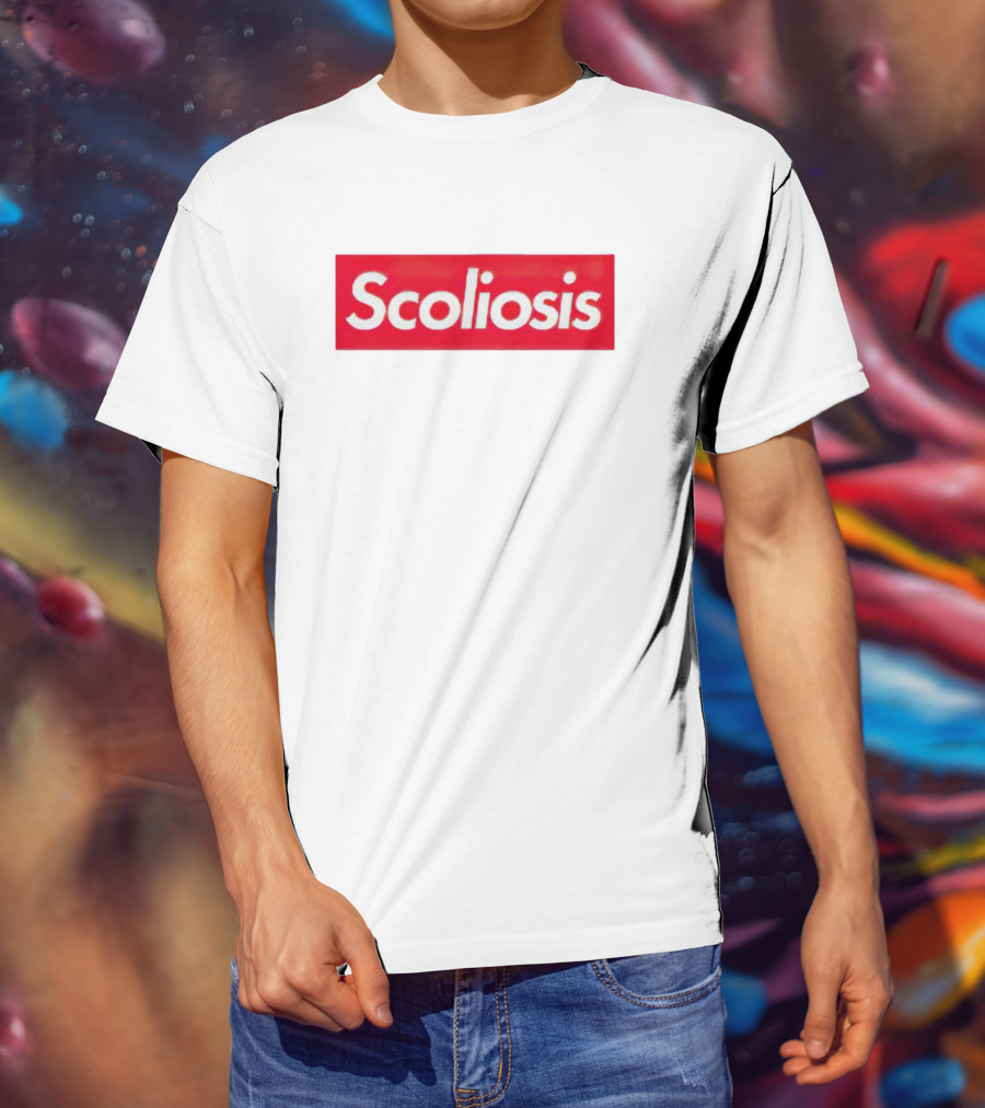 Scoliosis Red Box T-Shirt