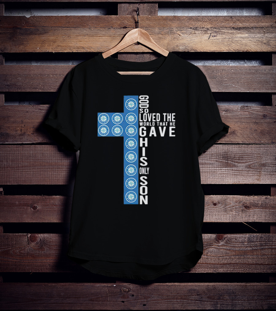 Mariners Cross God So Loved The World That He Gave His Only Son T-Shirt