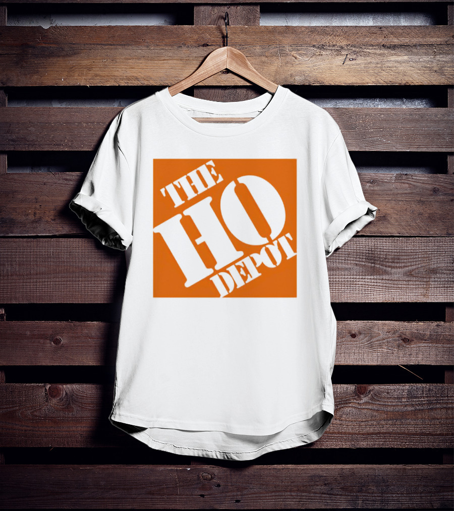 The Ho Depot Orange Square T-Shirt