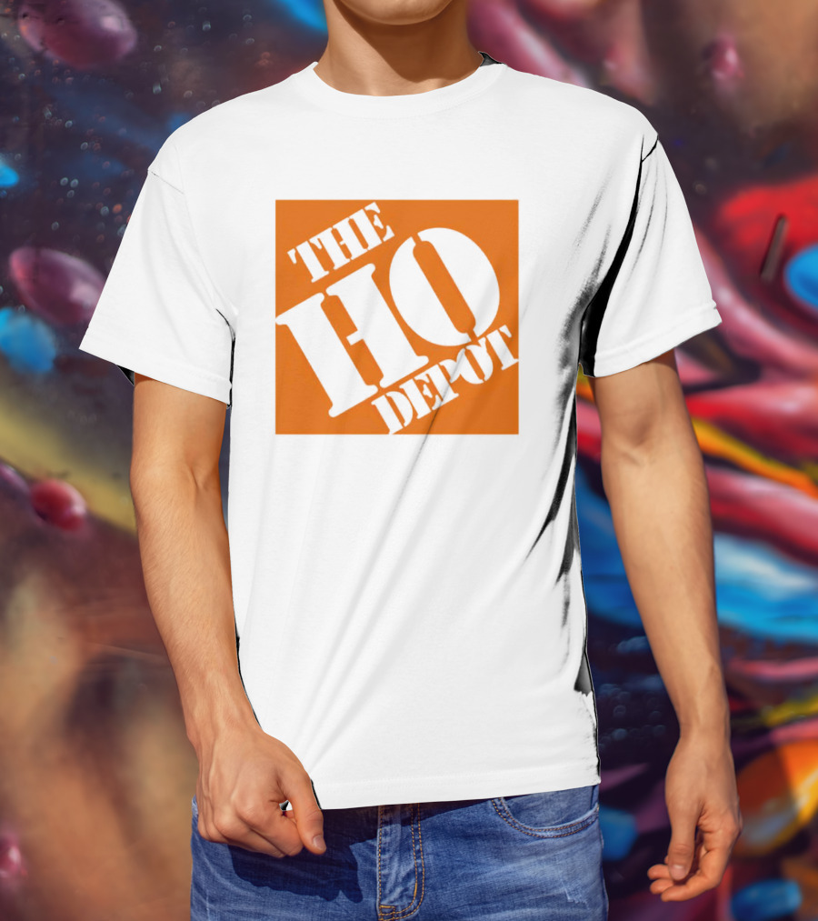 The Ho Depot Orange Square T-Shirt