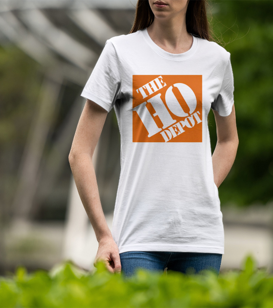 The Ho Depot Orange Square T-Shirt